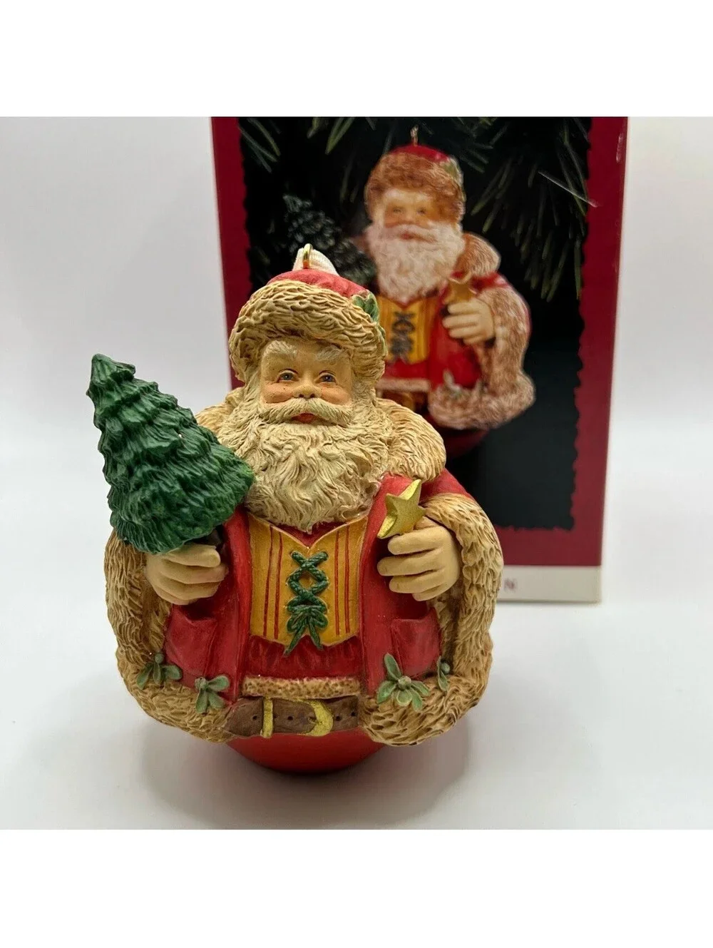 Hallmark Keepsake Evergreen Santa 1996 Special Edition Christmas Ornament New